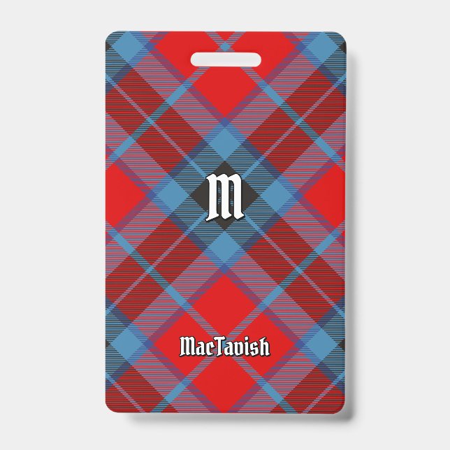 Badge Clan MacTavish Tartan (Face)