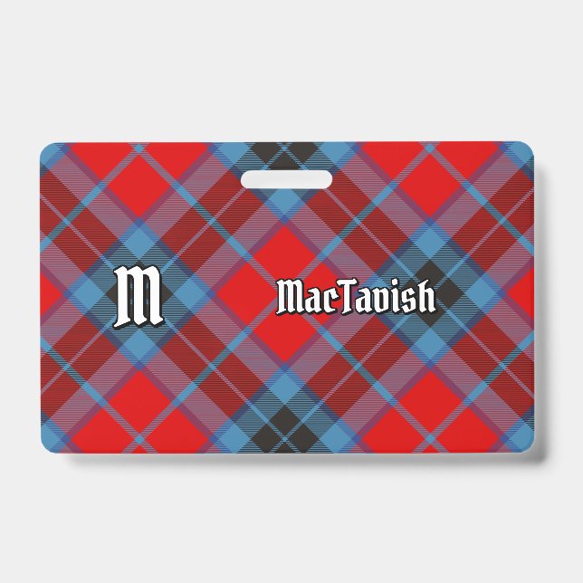 Badge Clan MacTavish Tartan (Avant)
