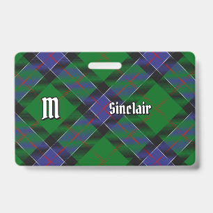 Badge Clan Sinclair Chasse Tartan