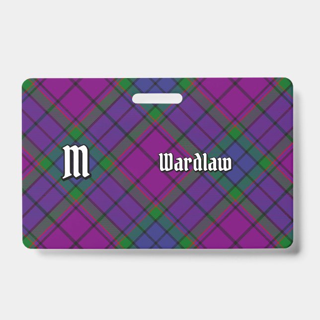 Badge Clan Wardlaw Tartan (Avant)