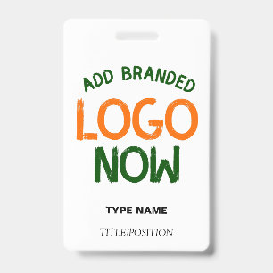 BADGE CLIENT SIMPLE CONTEMPORAIN PROPRE BLANC MODE