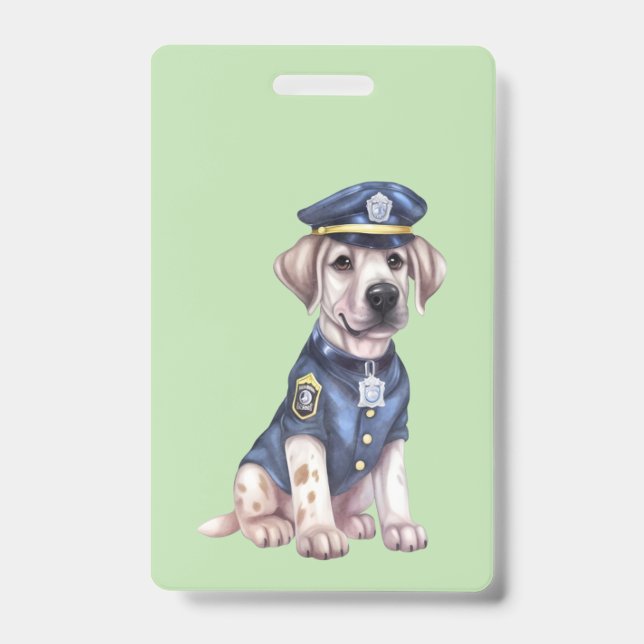 Badge Cliparts de chien policier | (Avant)