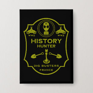 Badge Club de détection de métaux sur le champ de batail