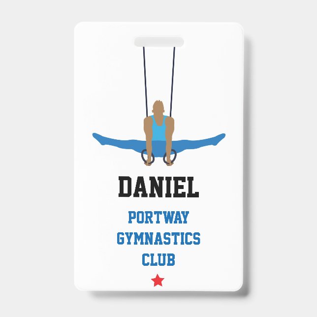 Badge Club de gymnastique sur mesure (Front)