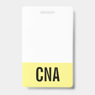 Badge CNA Jaune Double-Face
