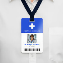 Code-barres de la carte d'identité de l'employé de
