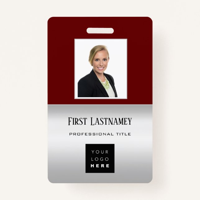 Badge Code-barres de l'employé Analyseur de nom Marion g (Devant)