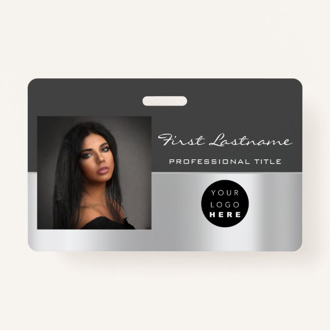 Badge Code-barres de l'employé personnalisé Analyseur de (Devant)