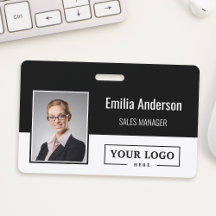 Code-barres de logo d'entreprise personnalisé Phot