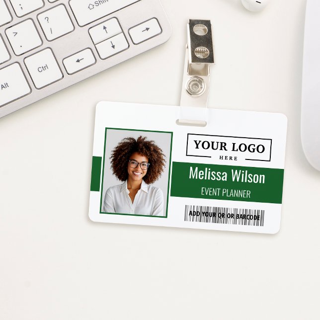 Badge Code-barres personnalisé pour entreprise Code QR E (Créateur téléchargé)