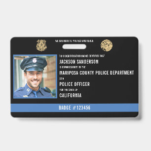 Badge Code du service de police