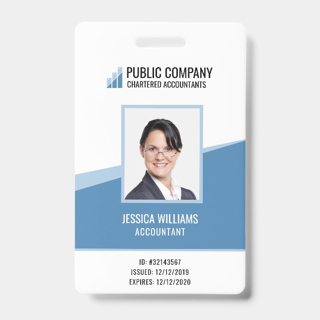 Badge Code personnel personnel personnalisé (Avant)