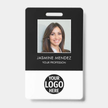 Code QR de l'employé avec logo simple sur la carte