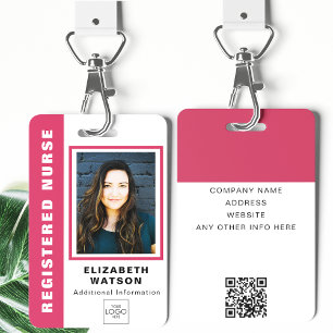 Badge Code QR personnalisé avec votre logo Identifiant d