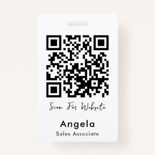 Badge Code qr simple