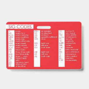 Badge Code Sig
