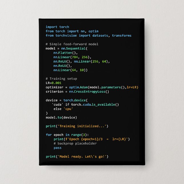 Badge Coding Humor - Developer Logic and Tech Life (Recto)
