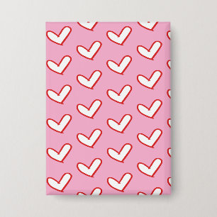 Badge Coeurs Porte - clé avec "amour"