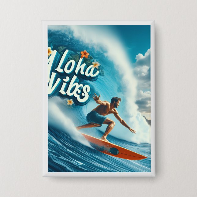 Badge Collection Vagues & Envie de Voyager (Recto)