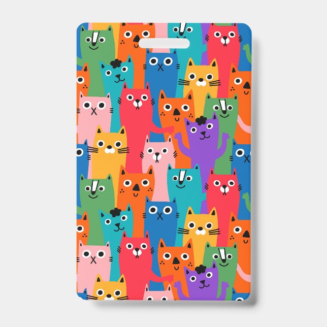 Badge Colorful cats (Avant)