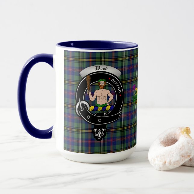 Badge Combo 15oz Mug (Avec donut)