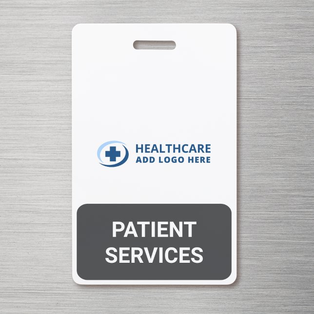 Badge Compagnon des services aux patients en réception d (Créateur téléchargé)