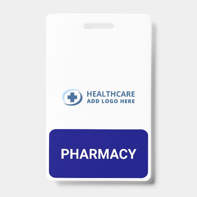 Badge Compagnon Pharmacien de la Pharmacie Couleur Perso (Avant)