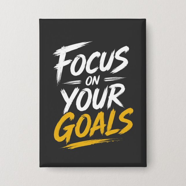Badge Concentrez-vous sur vos objectifs Motivationnel (Recto)