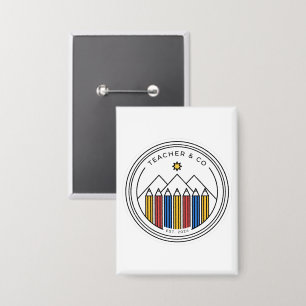 Badge Conception de chemise pour enseignant - Retour à l