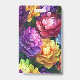 Badge Conception de fleurs
