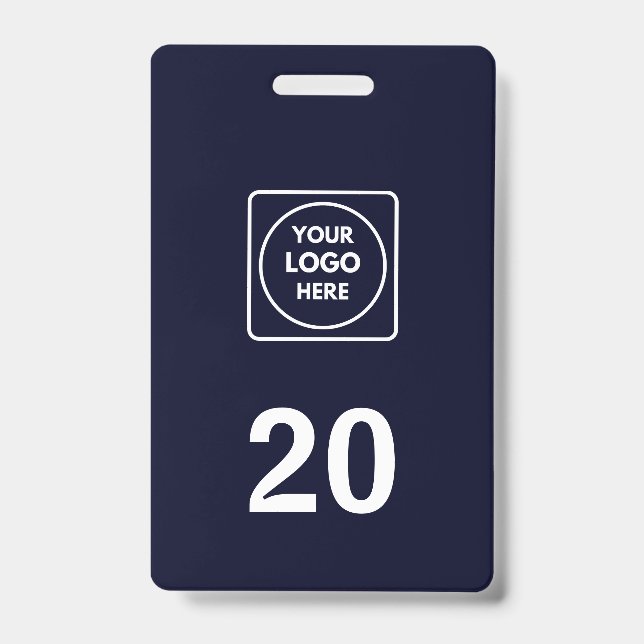 Badge Conception de logo d'hospitalité personnalisé numé (Avant)