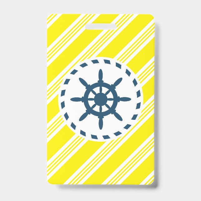 Badge Conception nautique (Avant)