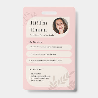 Badge Conception professionnelle de doula post-partum ro