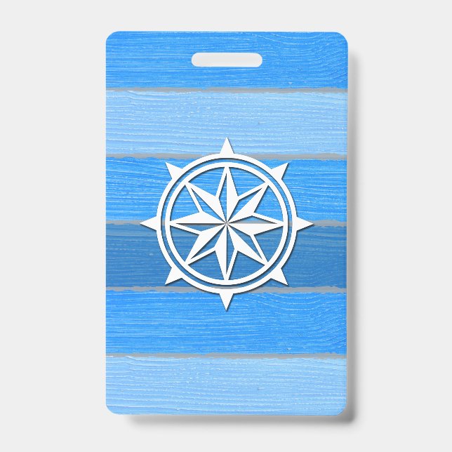 Badge Conception sur le thème nautique (Avant)