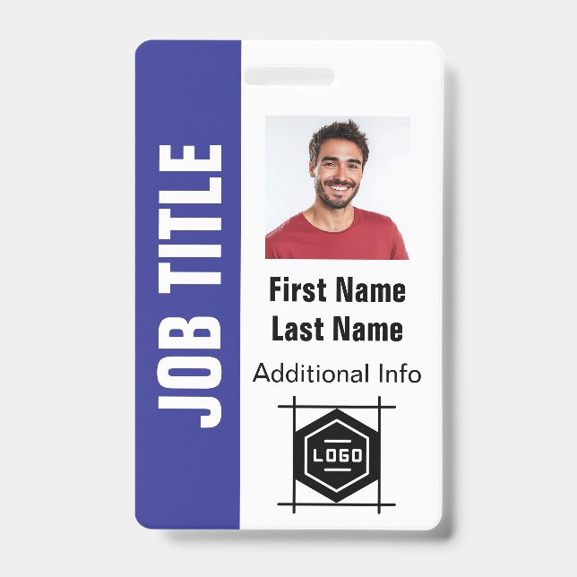 Badge concevez votre propre carte d'identité, bureau per (Avant)