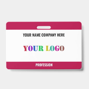 Badge Concevez votre propre logo personnalisé Nom commer