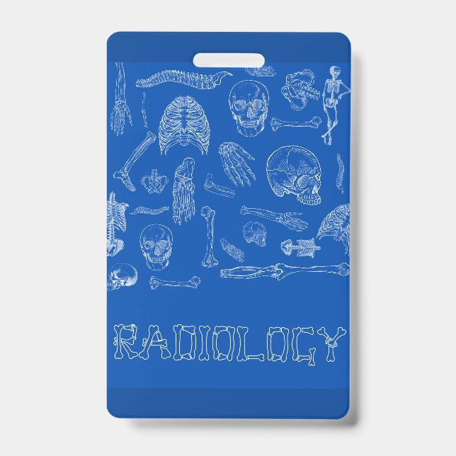 Badge Connexe Médicale vertical (Avant)