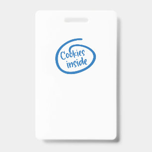 Badge Cookies à l'intérieur