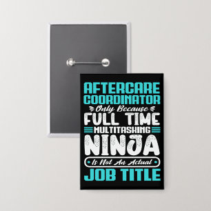Badge Coordonnateur des soins postérieurs Titre du trava