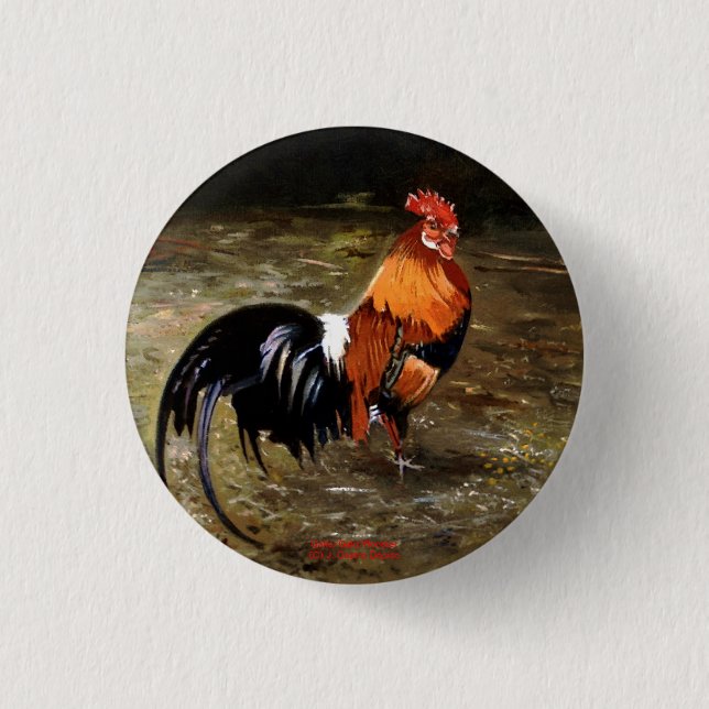 Badge Coq/Gaulois/Rooster (Devant)