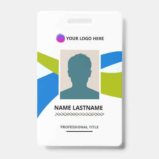 Badge Corporate ID Card Design Template (Avant)