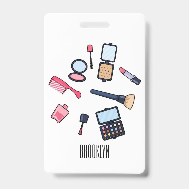 Badge Cosmétique / maquillage illustration (Avant)