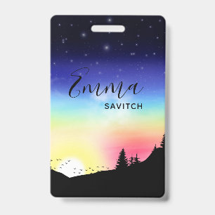 Badge Coucher de soleil