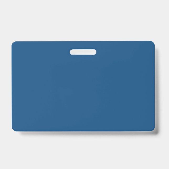Badge Couleur Bleu Classique (Avant)
