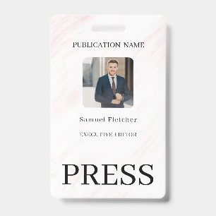 Badge Couleur personnalisée Ajouter un logo Photo Photog