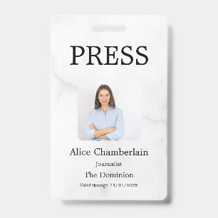 Badge Couleur personnalisée Ajouter un logo Photo Photog