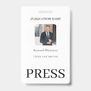Badge Couleur personnalisée Ajouter un logo Photo Photog