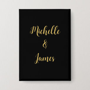 Badge Couleurs Noir & Or Professionnel Moderne tendance