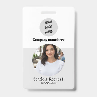 Badge Coût personnalisé des affaires pour les employés d