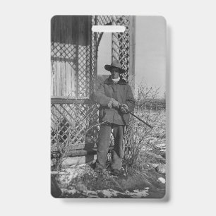Badge Cowboy Rancher ou le hors-la-loi canadien du Vieux